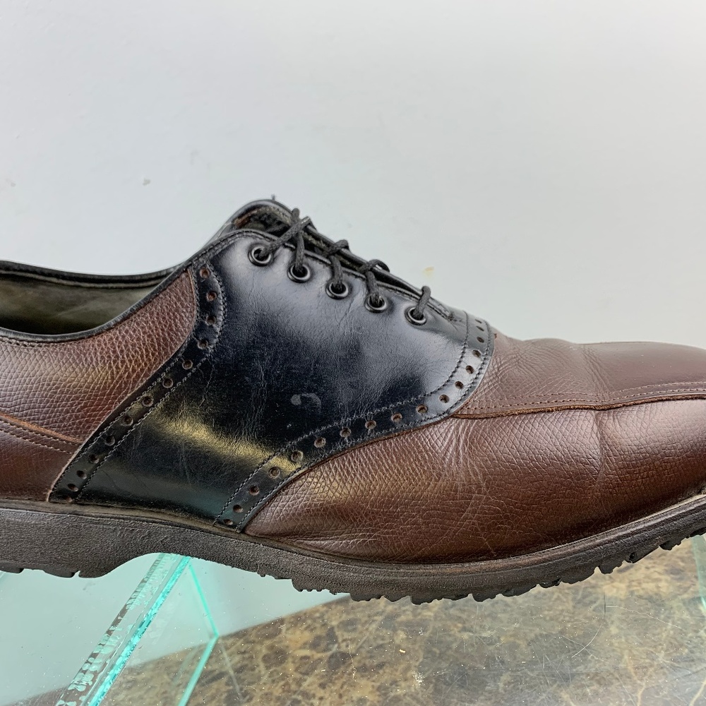 Footjoy USA Classics Black Brown Golf Shoes 9.5B